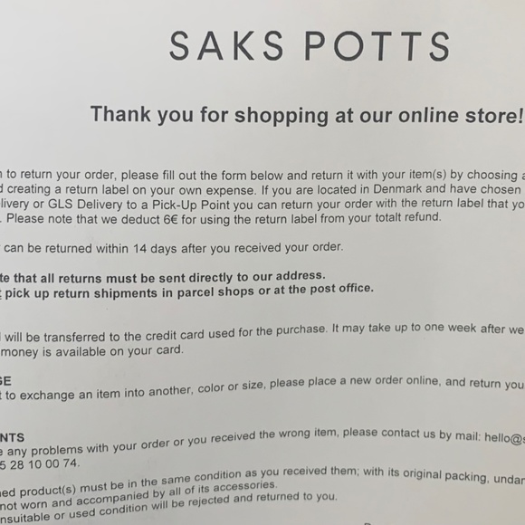 BRAND NEW IN BOX Saks Potts Foxy Coat size 3 - Picture 8 of 8